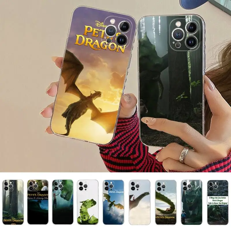 

Disney pete's dragon Phone Case For iPhone 14 13 12 Mini 11 Pro XS Max X XR SE 6 7 8 Plus Soft Silicone Cover