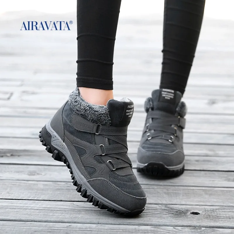 Women Winter Sneakers Light Comfortable Soft Casual Walking Shoes Velvet Warm Sports Boots Plus Non-slip Wear-resistant