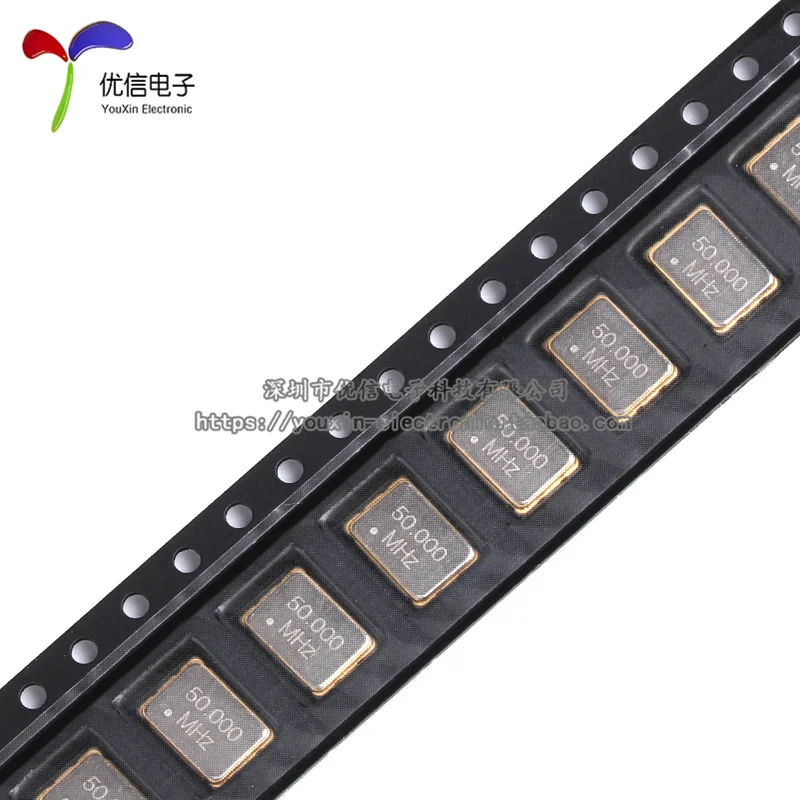 

10pcs/lot SMD active crystal oscillator 7050 50.000MHz ±25PPM 3.3V 5*7mm 4-pin 5070 resonator