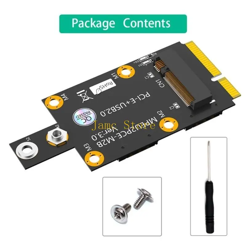 Фото LX0B M.2 Ключ B к мини -адаптер PCI для модуля 3G 4G подключите к любому угодно №3