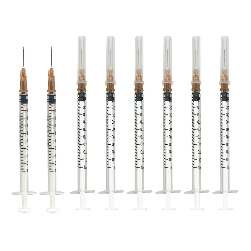 

Одноразовые шприцы 1 мл, 26G, 100 шт