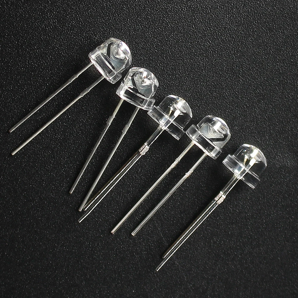 

1000PCS F5 LED Diode Bright Straw Hat Light Emitting Diode 5MM Blue Green Red Yellow White 5MM Straw Hat leds