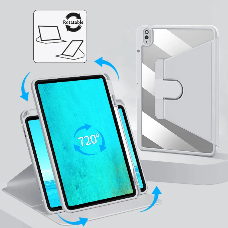 

For Huawei Matepad 11 / Pro 10.8 case 360 °rotation Protective shell DBY-W09 MRX-W59 MRR-W29 With Pencil Holder Cover Funda