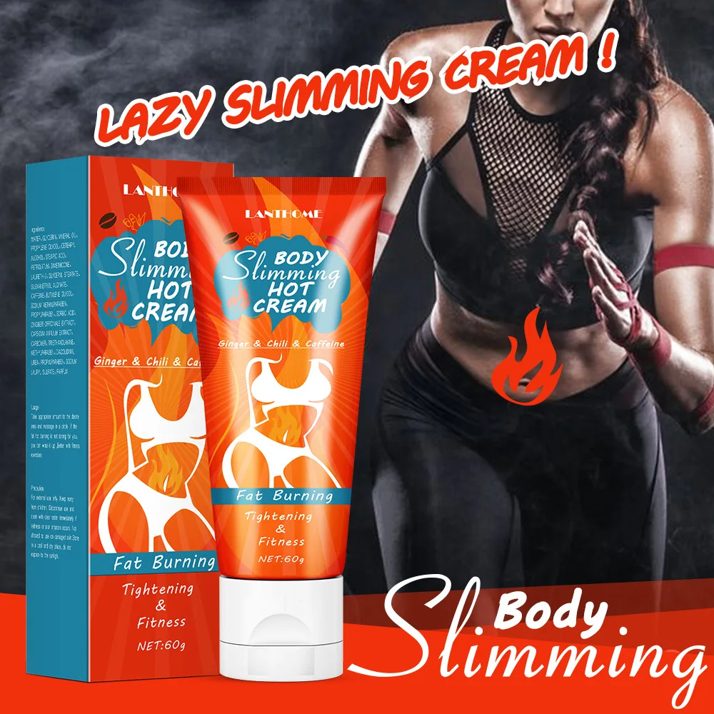 1pcs 60g Lanthome Body Cream Slimming Cream Massage Cream Fat Burning Tightening Fitness Free Shipping