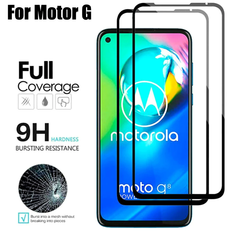 

Покрытие экрана из закаленного стекла для Motorola Moto G8 G7 G9 Plus Play/G 5G/G8 Power/Z4 Play/Противоударная защита экрана телефона