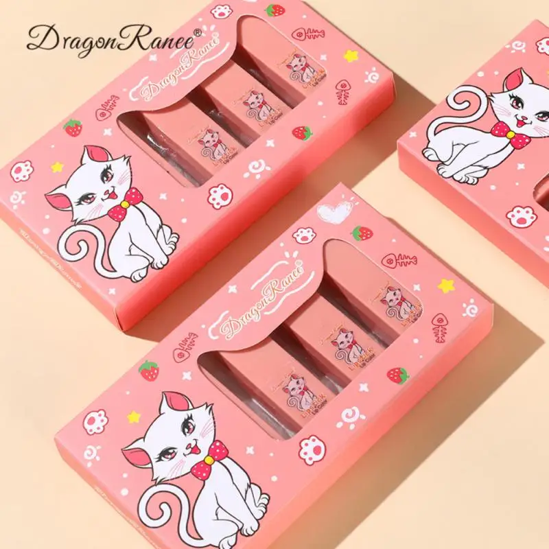 

Non-sticky Velvet Matte Lipstick 5pcs Non-fading Waterproof Long Lasting Moisturizing Lip Makeup Mini Lipstick Set