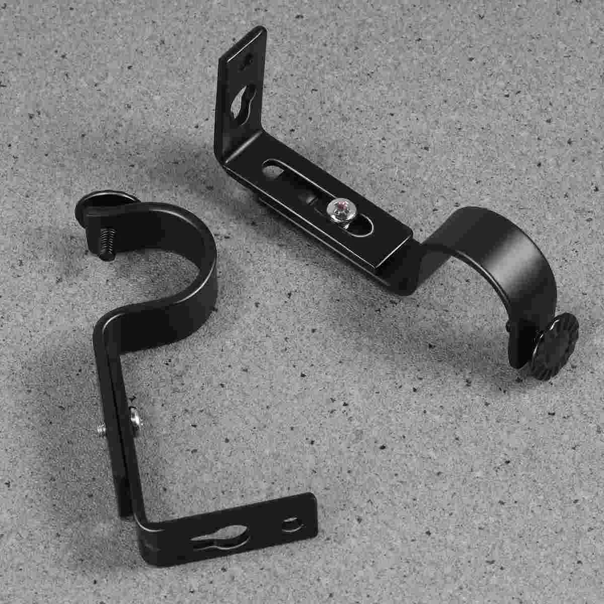 VORCOOL 2 шт. регулируемый кронштейн для карниза с винтами настенный драпировки