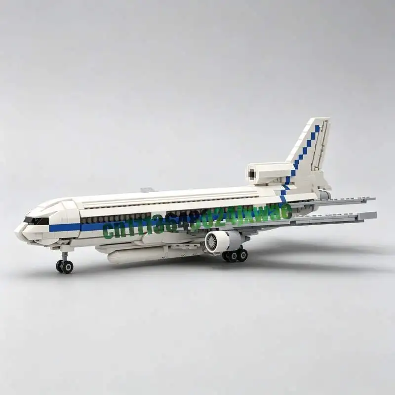 Фото Конструктор Lockheed Tristar (1917 деталей): Модель космического самолета MOC, сборная головоломка, игрушка-подарок, креативные кирпичики для демонстрации №3