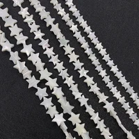 1 strand 8mm 10mm 12mm white color natural freshwater pearl shell loose beads strand star shape diy for making necklace earring