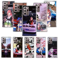 vaporwave car girl anime case coque for samsung galaxy note 20 ultra 8 9 note 10 plus m02s m30s m31s m51 m11 m12 m21 cover funda