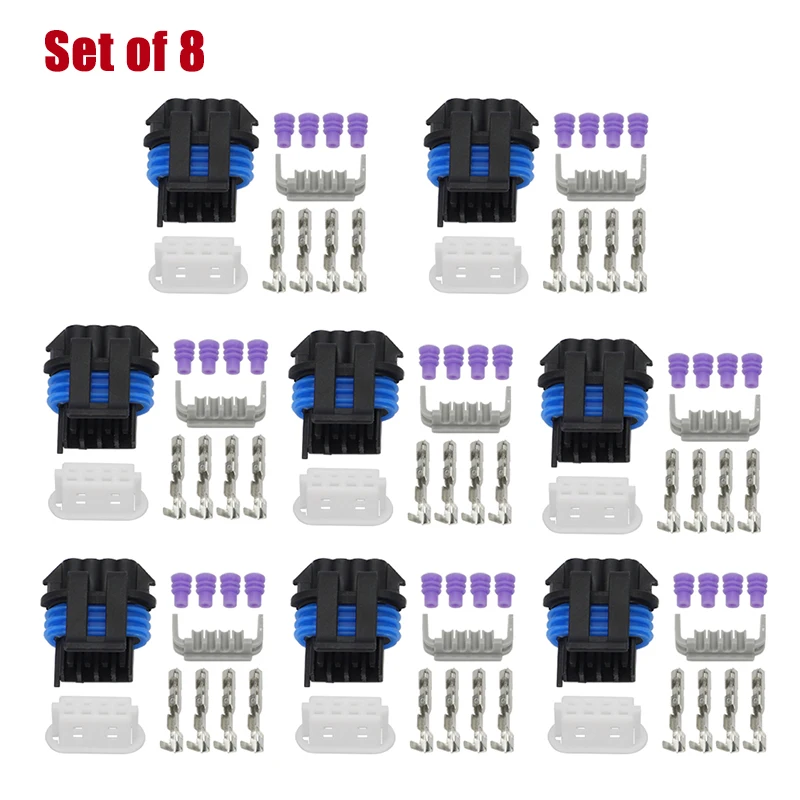 

GM Coil Connector Kit for D585 D581 D513A D514A LS2 LS7 Corvette AC DELCO Chevy ignition Extension Adapter Electrical Wire Plug