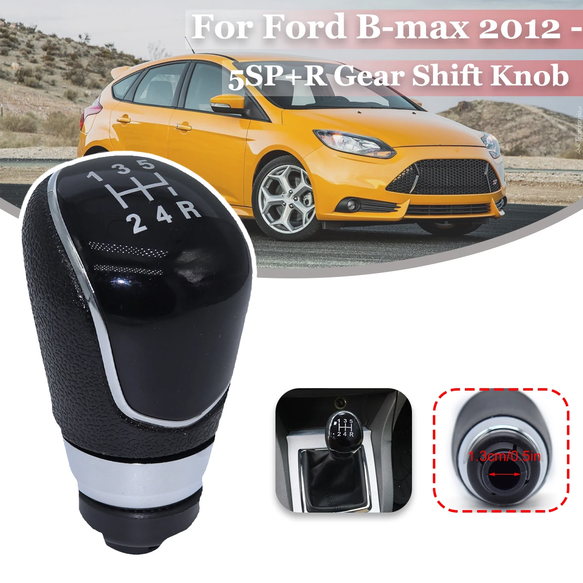 Ручка переключения передач 5SP + R для Ford B-max 2012-Focus MK3 Fiesta Kuga Galaxy Transit-Connect MT M12