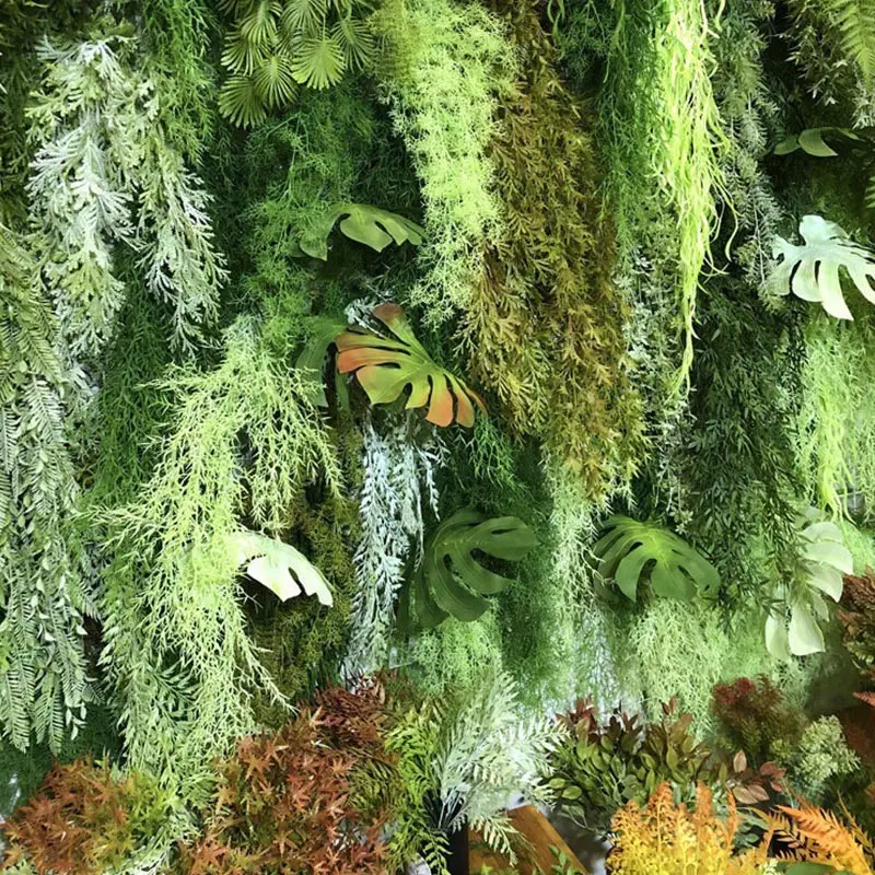 

1PC Fake Plant Fern Plants Artificial Plants Tropical Leaves Shrubs Plants Fake Grass Hanging Plant Wedding Porch Home Decor