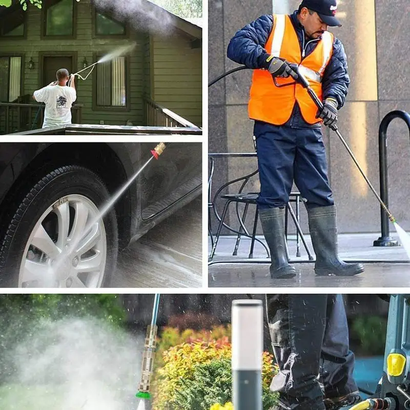 Удлинитель для мойки автомобиля насадка высокого давления 4000psi с 5 насадками