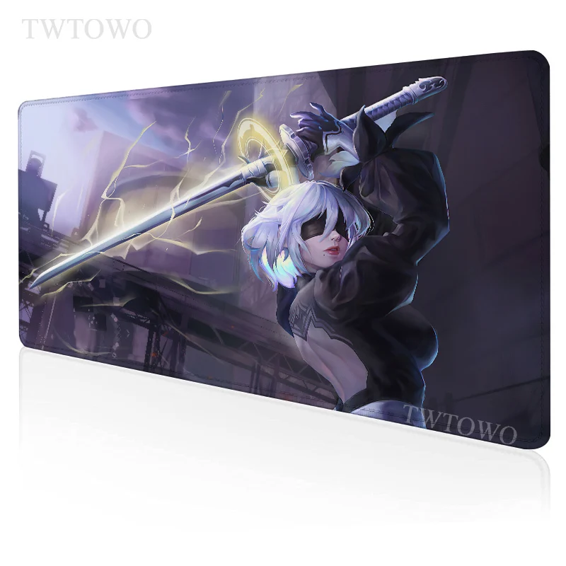 

Sexy Nier Automata 2b Mouse Pad Gaming XL Custom Home Large New Mousepad XXL keyboard pad Anti Slip Soft Mice Pad Mouse Mat