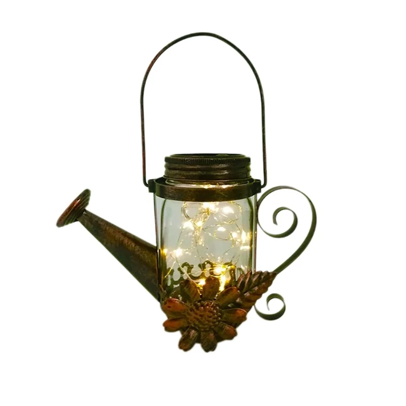 

Уличная Светодиодная лампа на солнечной батарее, IP65 водонепроницаемое висячее стекло на солнечной батарее для украшения балкона, сада, дво...