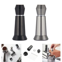 stainless steel needle coffee tamper wdt coffee powder stirring distributor with handle food grade espresso stirrer leveler tool