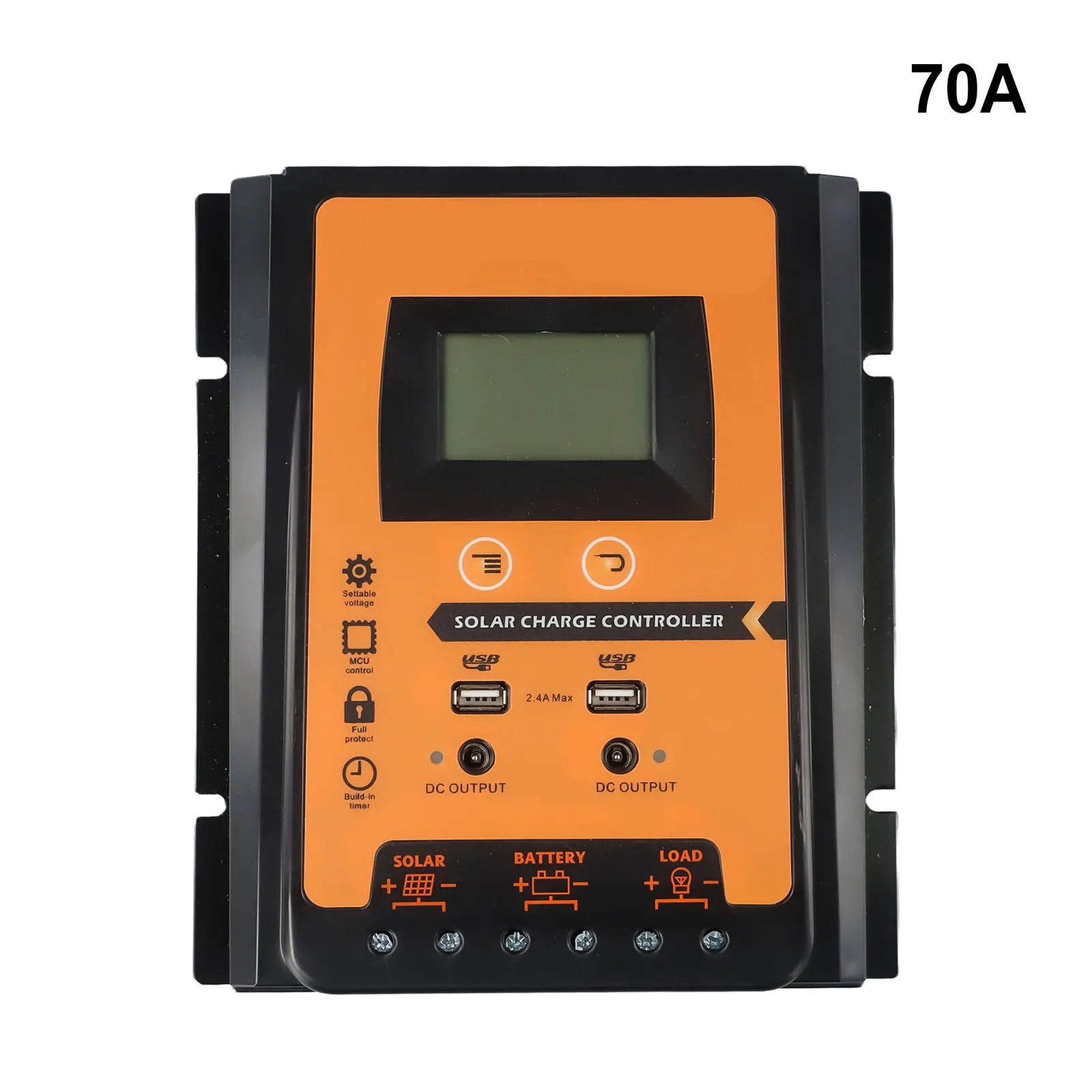 ШИМ-контроллер заряда солнечной панели регулятор батареи 12/24 В постоянного тока