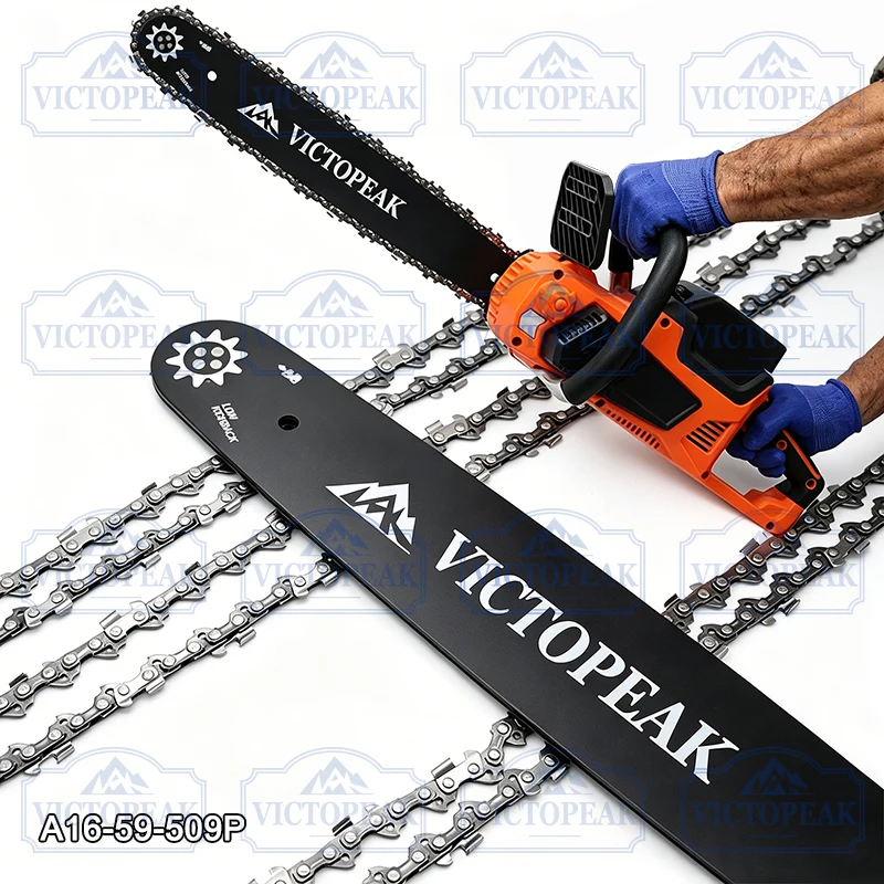 16-дюймовая цепь для бензопилы 38'' 0.050'' 59DL, замена для электрической бензопилы, садовой пилы для обрезки, аксессуары для садового электроинструмента. (art.: 3920dcd324ba9) - 3920dcd324ba9