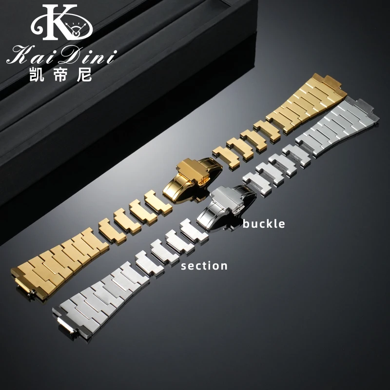 Фото Для Tissot PRX Super Player Series T 137410   Т 137407   Расширенная секция ремешка из нержавеющей стали, 27X12 мм, секция ремешка для часов 24x11 мм №1