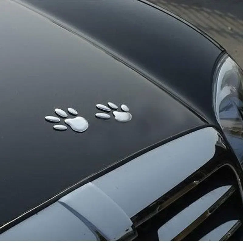 

Fashion 3D Dog Footprint Car Sticker Animal Paw Sticker DIY Decor for Auto Window Car Whole Exterior Accessories Decoration