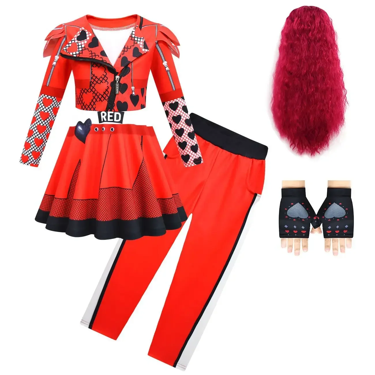 Костюм для косплея Эви девочек 4 костюма детская одежда Хэллоуина парик нарядное