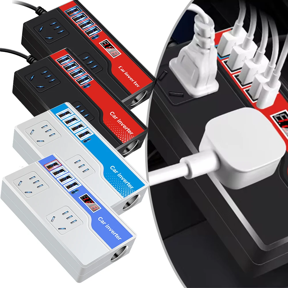 Автомобильные адаптеры питания автомобильный преобразователь из АБС-пластика