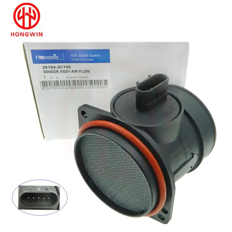 Датчик массового расхода воздуха MAF 28164-3C100 для 2006-2014 Hyundai Genesis Veracruz Sonata Azera Santa Fe TS 2.4L