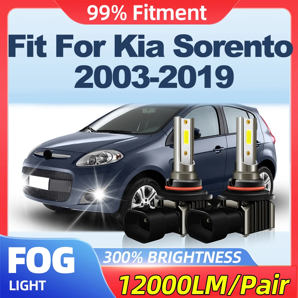 Подходит для Kia Sorento 2003-2014 2015 2016 2017 2018 2019 24000LM Автомобильные противотуманные фары 200