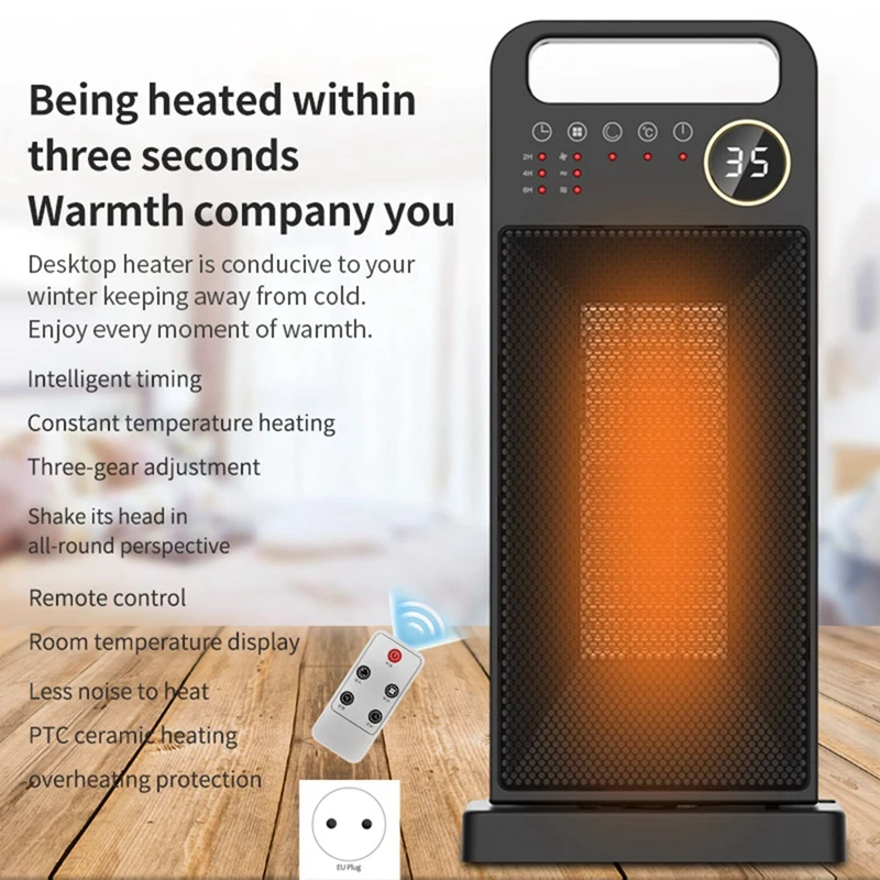 

Promotion! Electric Heater 2000W Fast Heating Smart Thermostat Fan Heater Winter Heating Warmer For Home Air Heater