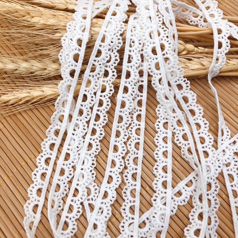 

39Yards Water Soluble Lace Guipure Simple Fabric Embroidered Lace Ribbon Trim DIY Handmade Bags Cloth Lace Decor
