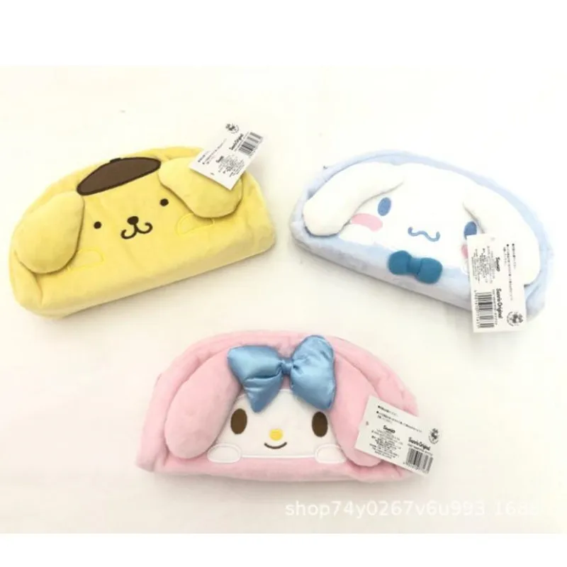 

Soft Travel Cosmetic Bag Cartoon Kuromi Cinnamoroll Zipper Hand Holding Make Up Handbag Organizer Storage Pouch Toiletry Bags