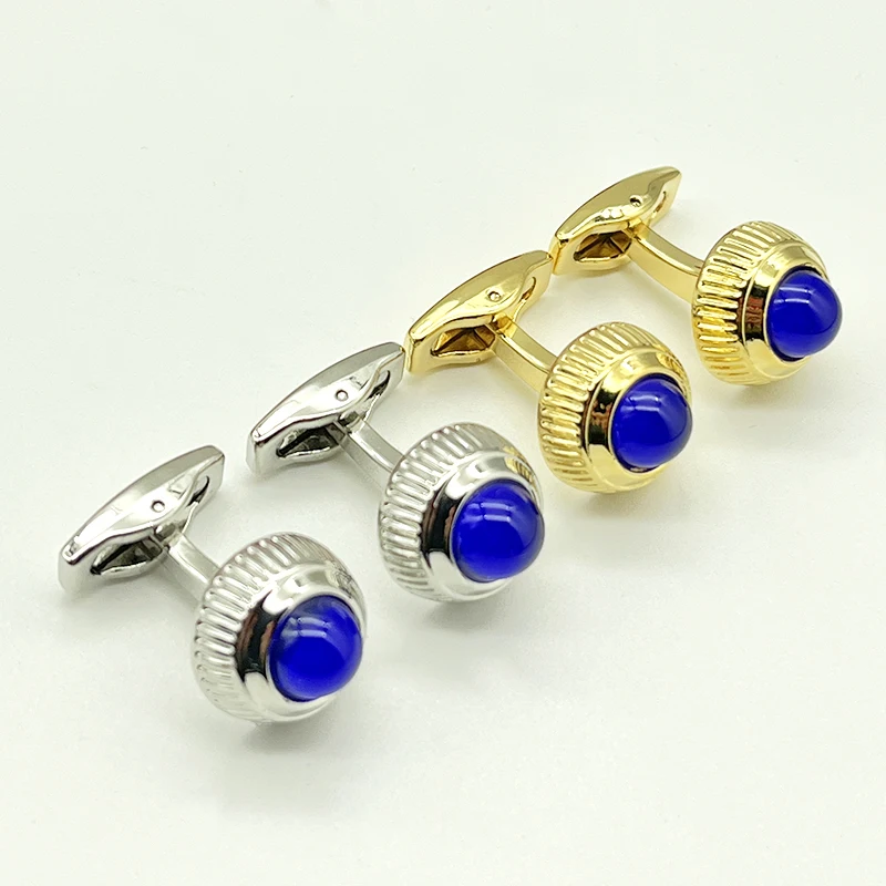 LAN CA Fashion Design Luxury Cuff Links For Men High Quality Metal Classic French Shirt Cufflink