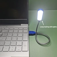 axx led usb book light mini portable bright reading light power bank notebook laptop adjustable desk night light for computer