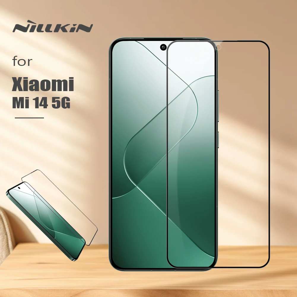 Для Xiaomi Mi 14 5G Nillkin закаленное стекло CP + PRO полное покрытие клейкая защитная пленка