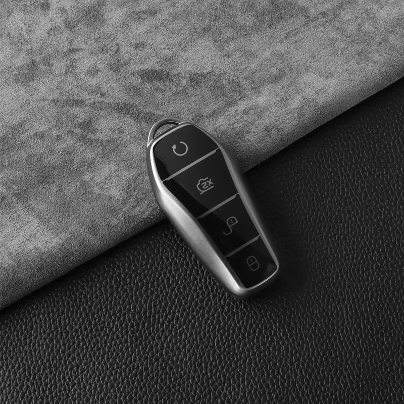 Чехол для автомобильного ключа из ТПУ для BYD Atto 3 Han EV Dolphin Seal u dm i Protector Shell, брелок для ключей, автоаксессуары