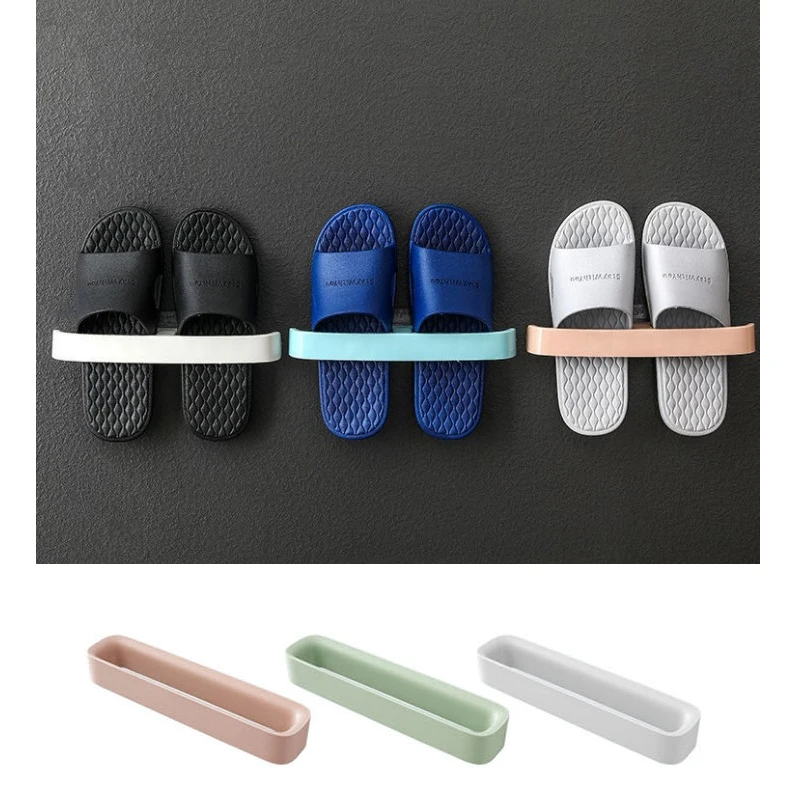

Wall Mounted Shoe Rack Shelf High Heels Sports Shoe Organizer Slippers Bathroom Storage Racks Home Space saving Shoes Cabinet