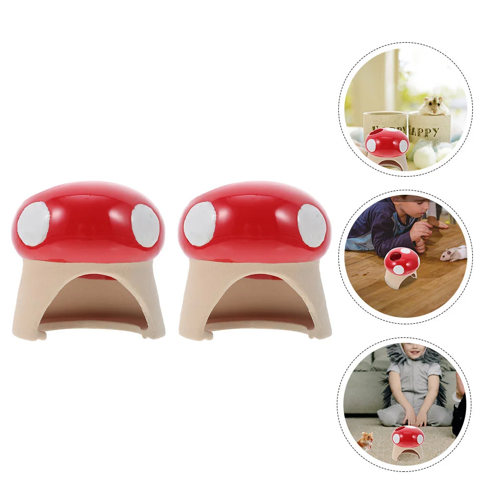 

2 шт., керамические домики для домашних животных