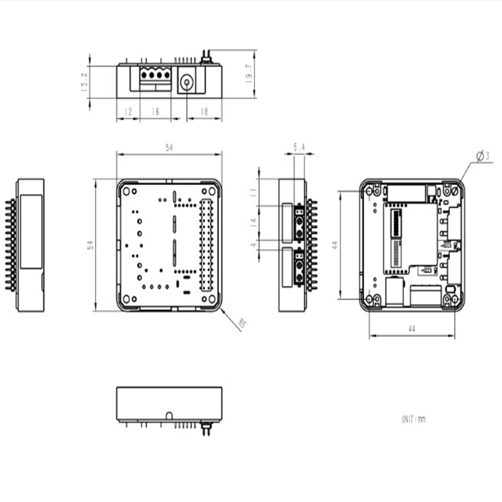 Модулятор M5Stack PwrCAN 13 2 многофункциональная связь одноканальный RS485
