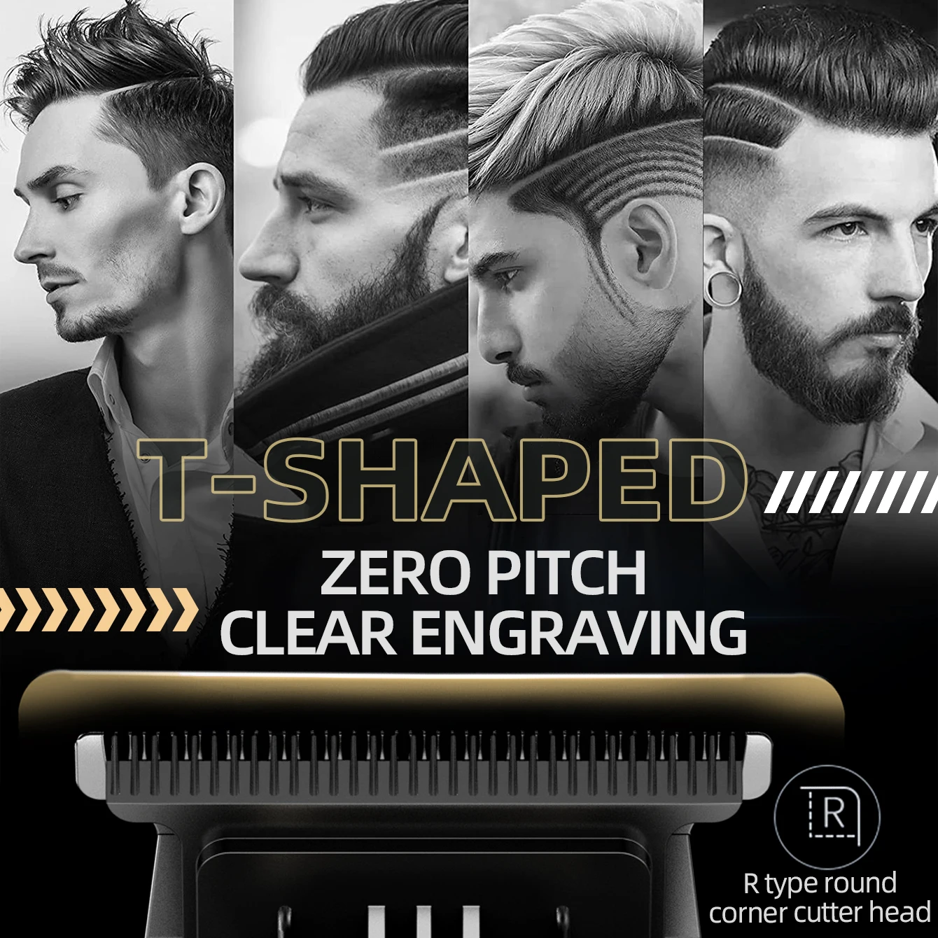 KIKIDO Перезаряжаемая Машинка Для Стрижки Волос Мужчин Домашний Комплект