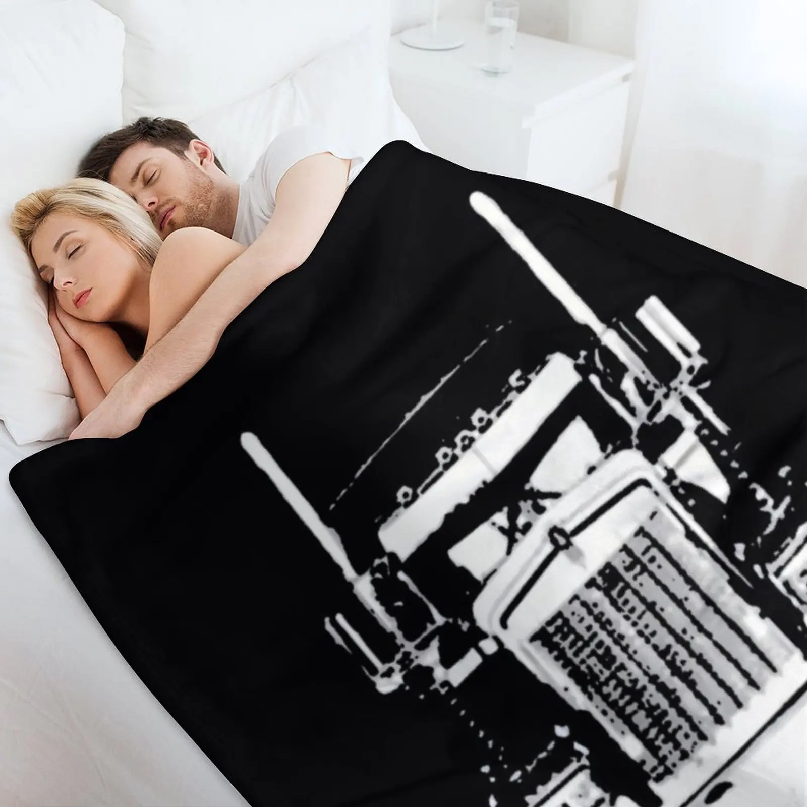 Kenworth W900 Гриль с видом изношенного цвета плюшевое одеяло для кровати мягкие