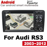 stereo android system car dvd gps navi map for audi rs3 8p 20032012 mmi 2 din multimedia player radio wifi system