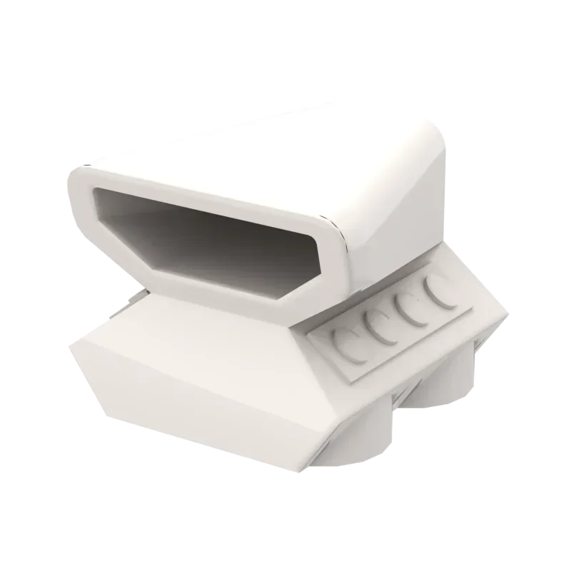 MOC 10 шт. головоломка частицы 50943 воздушный совок верхняя часть двигателя 2x2