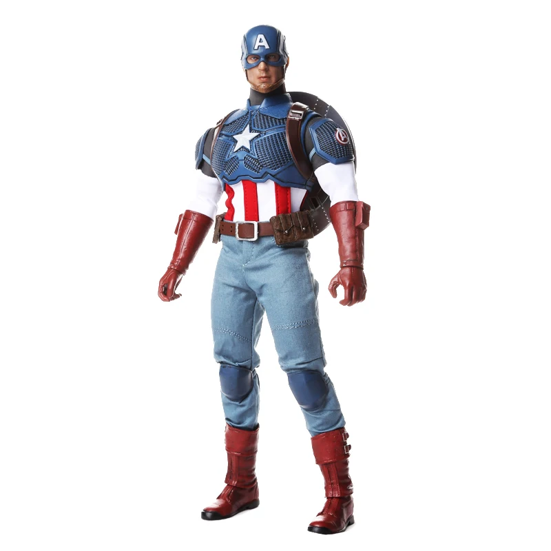 

1:6 Marvel Avengers Action Figures Captain America Raytheon Thor 30cm PVC Doll Hand Made Statue Model Decorate Toy Gift For Kids