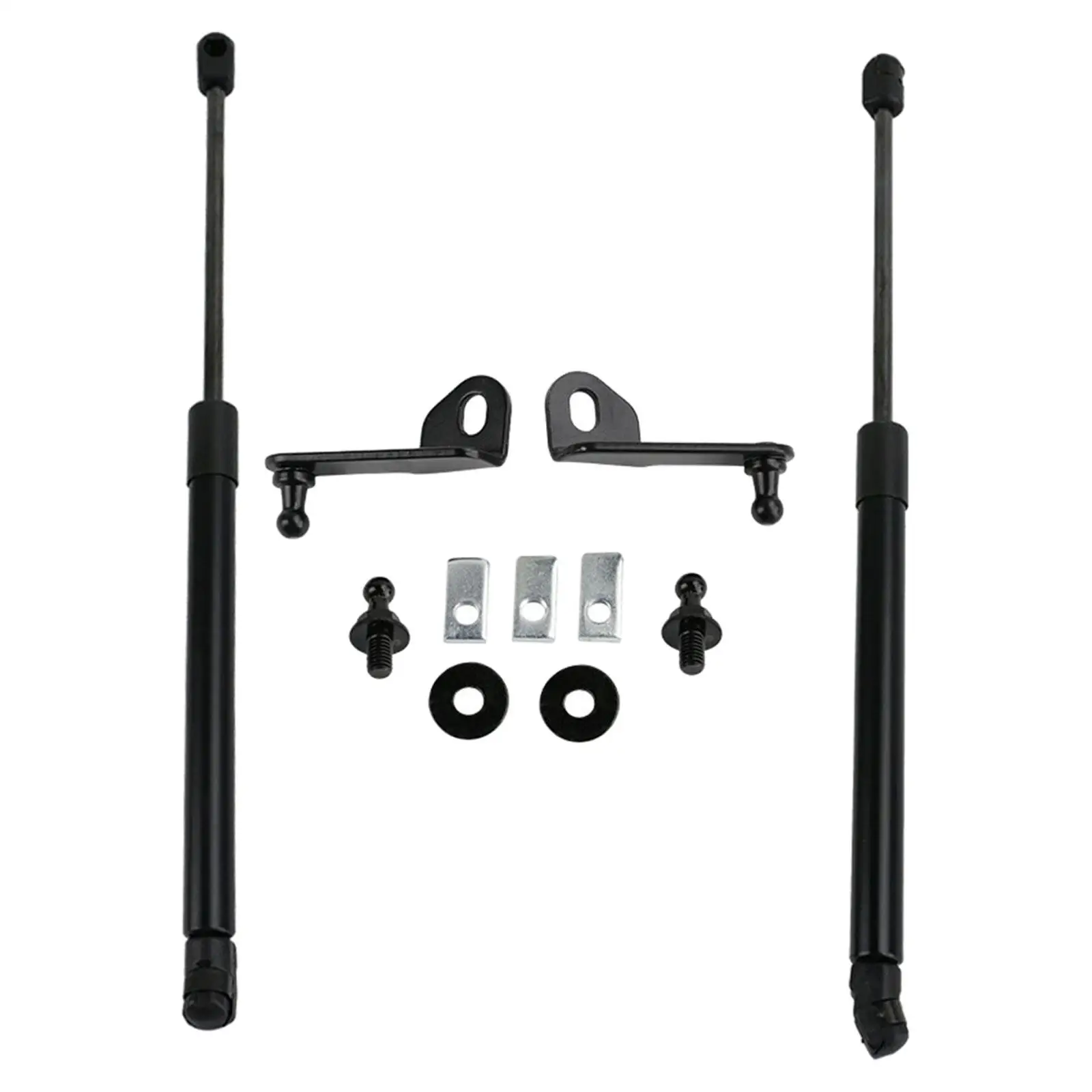 

Soft Top Lift Support Struts Gas Springs Black Soft Top Assist Strut System Metal for Ford Bronco Easy Installation Replace