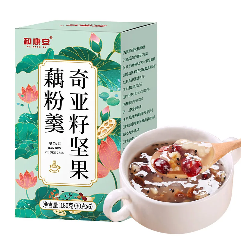 

Китай oufen Qiya мощность супа из корня лотоса с орехом 180 г/коркорт без чайника