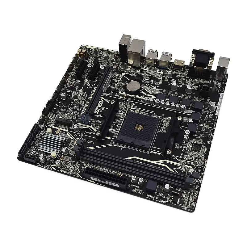 Материнская плата ASUS PRIME A320M-K использует разъем AMD A320 AM4 2 × DDR4 поддерживает RYZEN7 PCI-E 3