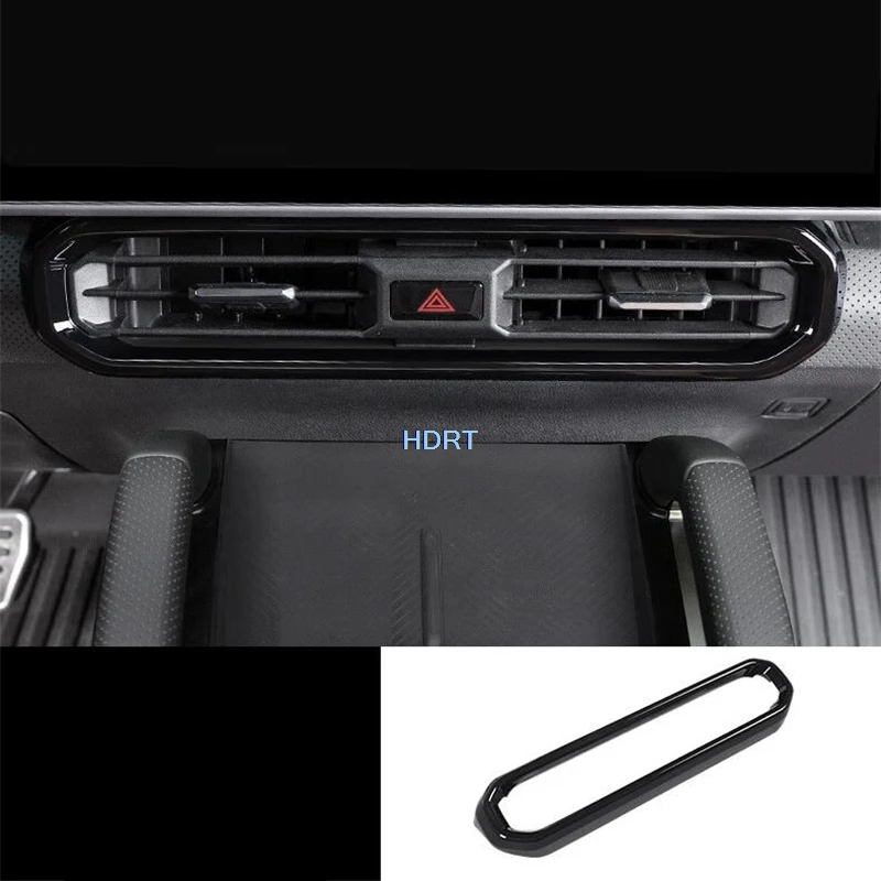 Автомобильный Стайлинг, рулевое колесо, задняя крышка для вентиляционного отверстия, черный интерьер для Chery Jetour T2/Traveler 2023 +