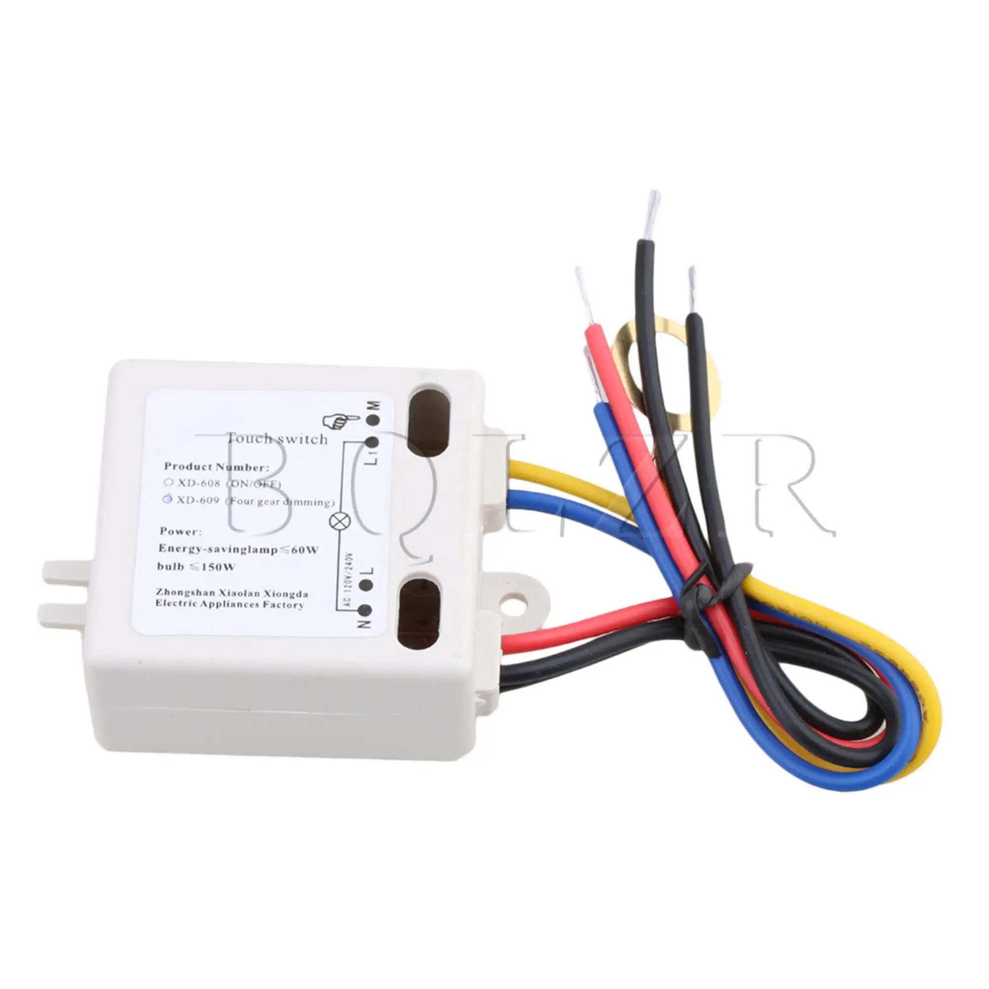 Сенсорный выключатель для вольфрамовой лампы BQLZR, белый цвет, 220 В, 55 в Сенсорный выключатель для вольфрамовой лампы BQLZR, белый цвет, 220 В, 55 в