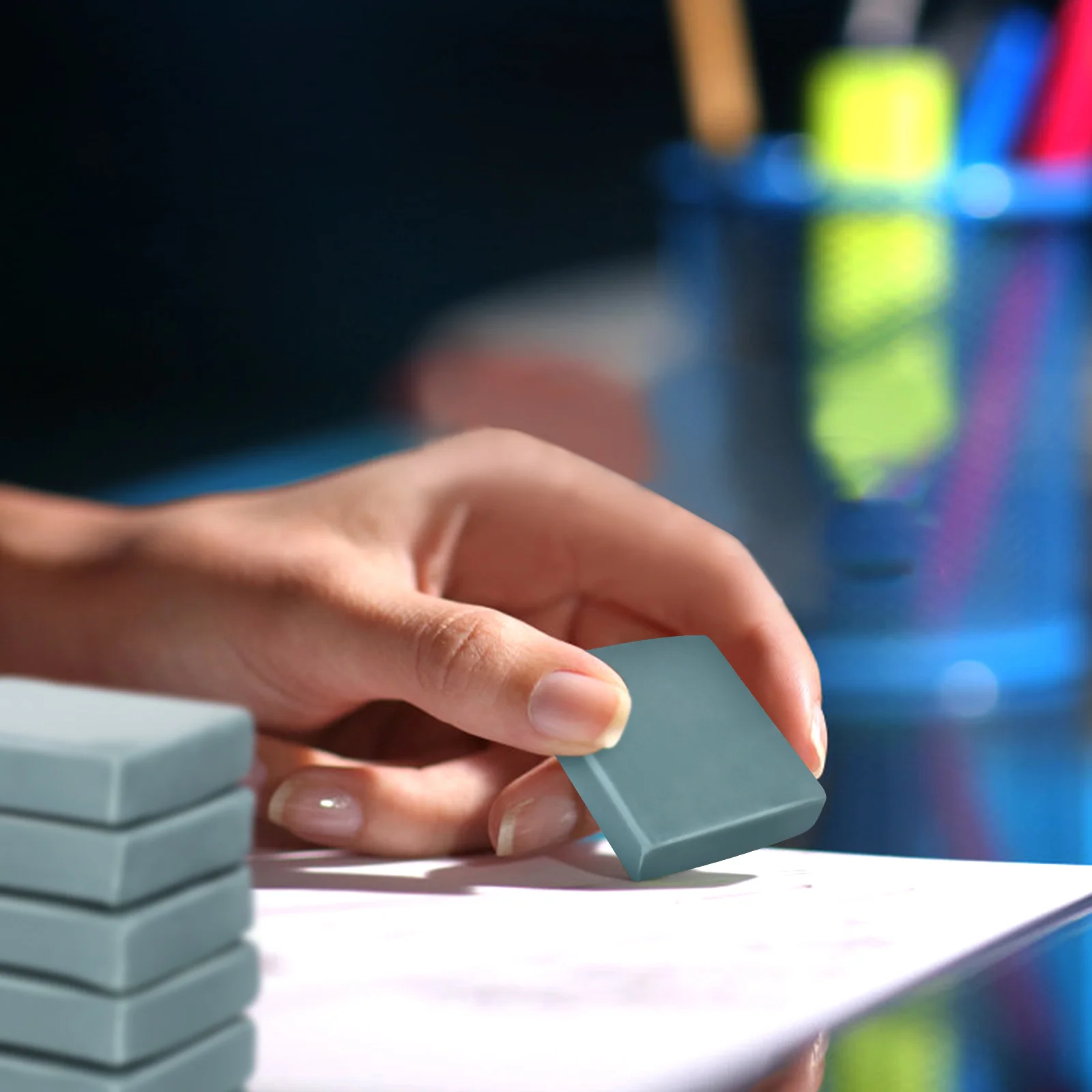 12 шт. ластик ластики для рисования разминающие школьные дети эскизы печать